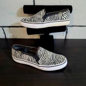 BUNDLE SALE!  KEDS Black &White Zebra Print Slip-On Loafers Sz 7.5